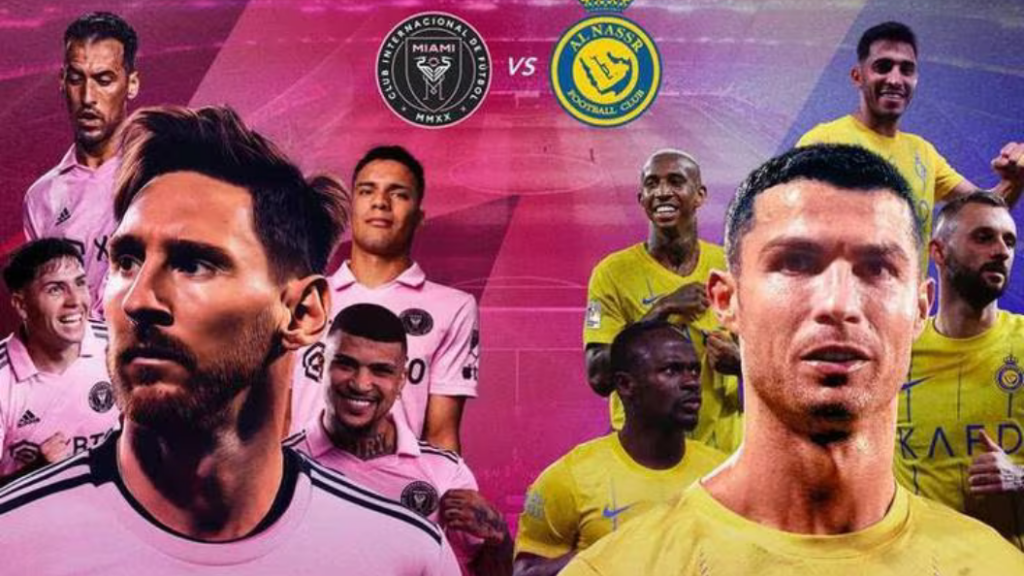 ¿Cuándo juega Inter Miami de Messi vs. AlNassr de CR7? día, hora y TV