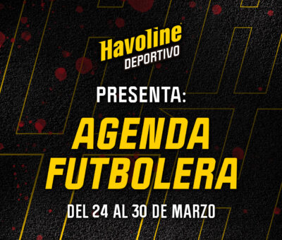 AGENDA FUTBOLERA de Havoline Deportivo del 24 al 30 de marzo: - Se juega una nueva jornada de las Eliminatorias Sudamericanas.
