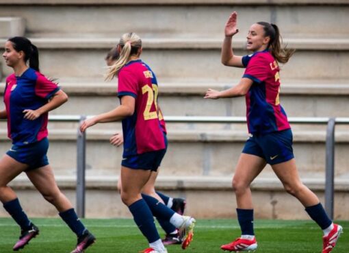 Barcelona ‘C’ Femenil le propinó una paliza a Cerdanyola en España, al golearlo por 30-0, por la fecha 23