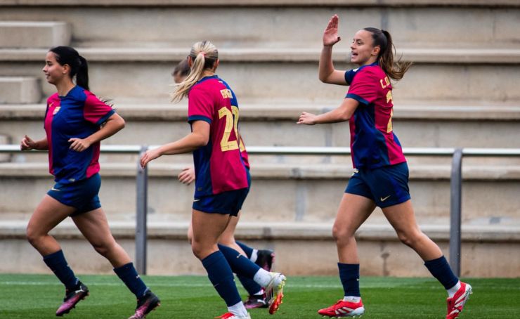 Barcelona ‘C’ Femenil le propinó una paliza a Cerdanyola en España, al golearlo por 30-0, por la fecha 23
