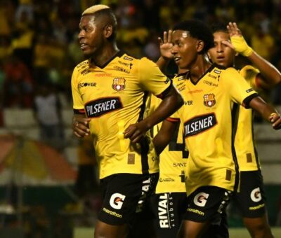 Barcelona Sporting Club venció 3x1 a Liga de Portoviejo en los Reales Tamarindos, en su gira Centenario.