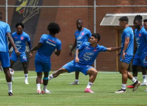 Ecuador entrena en la Casa de la Selección para enfrentar los partidos por Eliminatorias.