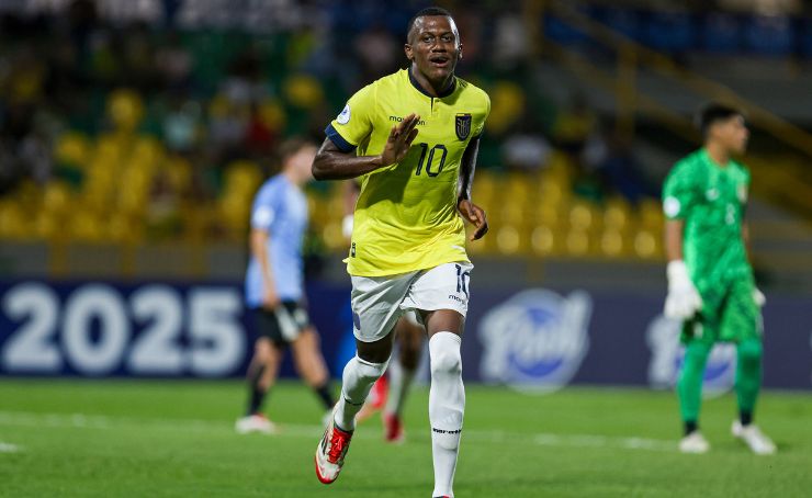 Ecuador goleó 4x0 a Uruguay por la fecha 2 del Grupo B del Sudamericano Sub-17, que se juega en Colombia.