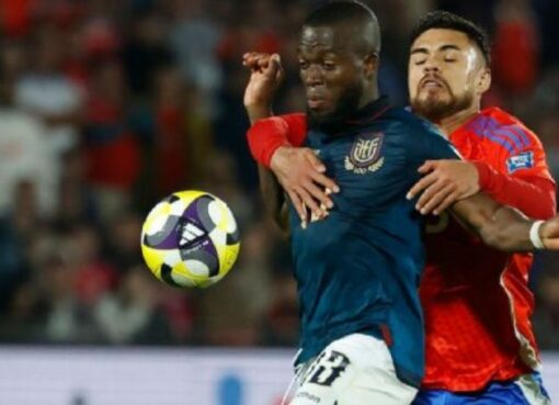 Enner Valencia habló con los medios de comunicación, luego del partido de Ecuador ante Chile.