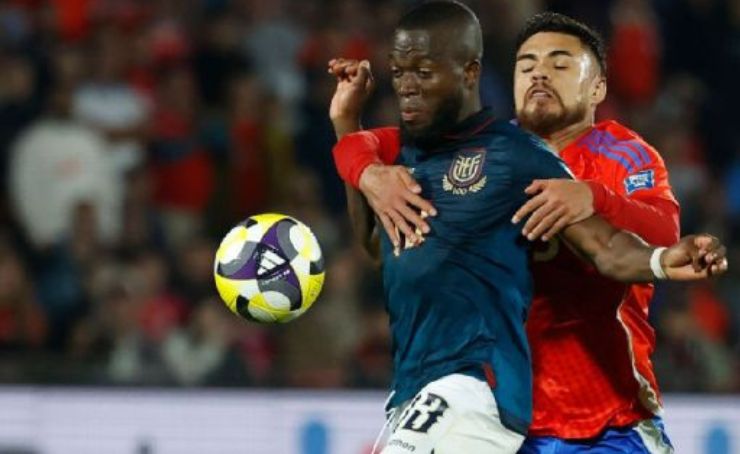 Enner Valencia habló con los medios de comunicación, luego del partido de Ecuador ante Chile.