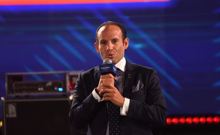 Francisco Egas, presidente de la Federación Ecuatoriana de Fútbol, habló con los medios de comunicación.