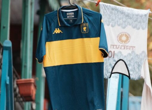 El Genoa del fútbol italiano, sacará una camiseta alternativa en homenaje a los 120 años Boca Juniors.