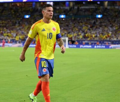 James Rodríguez apuntó contra el arbitraje en la final de la Copa América 2024