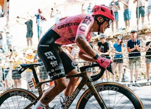 Richard Carapaz de EF Education - EasyPost tuvo una etapa aceptable en el Tirreno-Adriático
