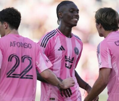 Allen Obando se mostró feliz al anotar por primera vez con la camiseta del Inter Miami, aunque fue derrota de su equipo ante Dallas.