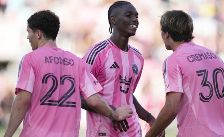 Allen Obando se mostró feliz al anotar por primera vez con la camiseta del Inter Miami, aunque fue derrota de su equipo ante Dallas.
