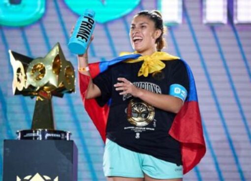 Antonela Romoleroux ha captado la atención mundial tras anotar un gol extraordinario en la Queens League Oysho.