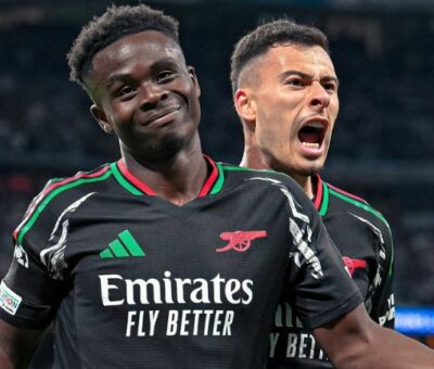 Arsenal venció 2x1 al Real Madrid en el Bernabéu, y con un global 5x1, el equipo inglés clasificó a las semifinales de la Champions League.