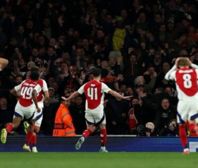 Arsenal gustó y goleó 3-0 al Real Madrid en condición de local, en los cuartos de final de la UEFA Champions League.