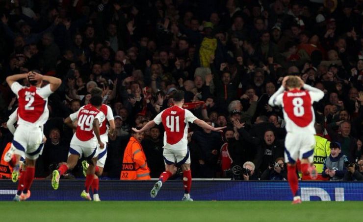 Arsenal gustó y goleó 3-0 al Real Madrid en condición de local, en los cuartos de final de la UEFA Champions League.
