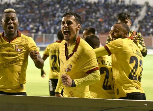 Barcelona SC celebrará su centenario, al vencer a Macará en el estadio Bellavista de la ciudad de Ambato, por la fecha 10 de la LigaPro
