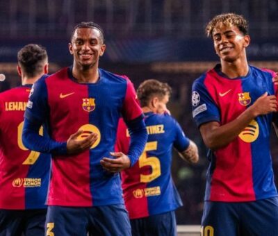 Barcelona con buen fútbol, goleó 4-0 al Borussia Dortmund para acariciar las semifinales de la UEFA Champions League.