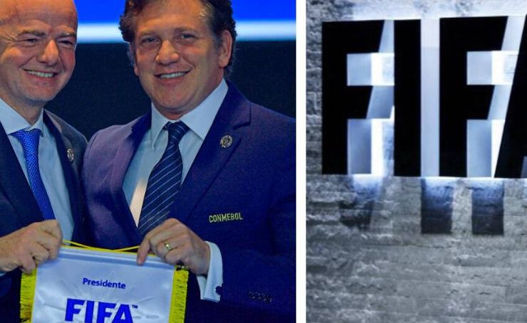 Alejandro Domínguez, presidente de la Conmebol, hizo el pedido a la FIFA que el Mundial 2030 sea de 64 selecciones.