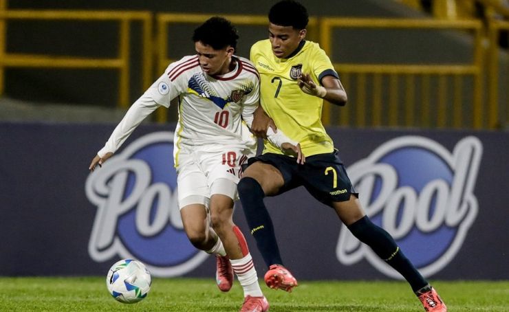 Ecuador no pudo y cayó por la mínima diferencia ante Venezuela, por la fecha 3 del Sudamericano Sub-17, que se juega en Colombia.