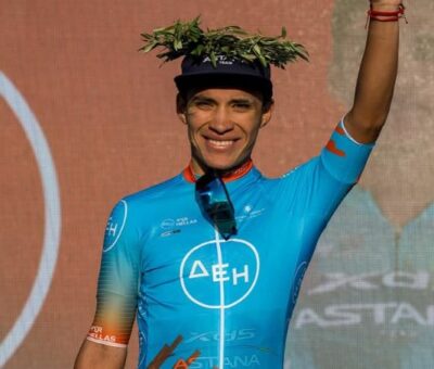 El ecuatoriano Harold Martín López estrena su palmarés con su triunfo en el Tour de Grecia, logrando su primera victoria en una prueba 2.1 del calendario UCI en Europa.