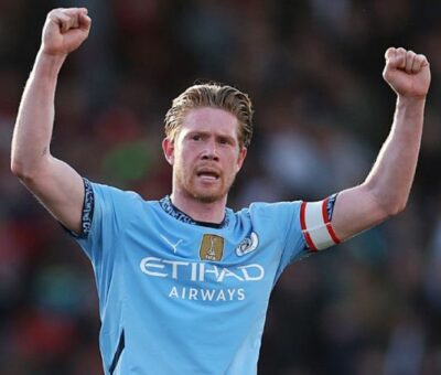 El mediocampista belga Kevin De Bruyne ha comunicado que dejará el Manchester City al concluir la temporada 2024-2025