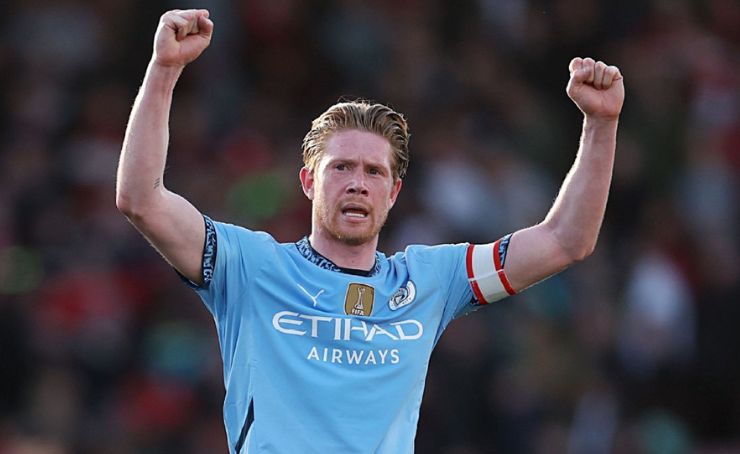 El mediocampista belga Kevin De Bruyne ha comunicado que dejará el Manchester City al concluir la temporada 2024-2025