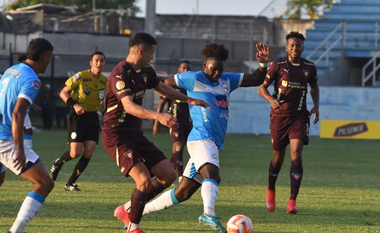 Liga de Quito no pudo en su visita al Jocay de Manta, al empatar 1x1 ante el local, por la fecha 10 de la LigaPro Ecuabet 2025.