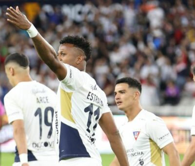 Liga de Quito se impuso 3-1 sobre Aucas en el estadio Rodrigo Paz Delgado, en el marco de la novena fecha de la LigaPro.
