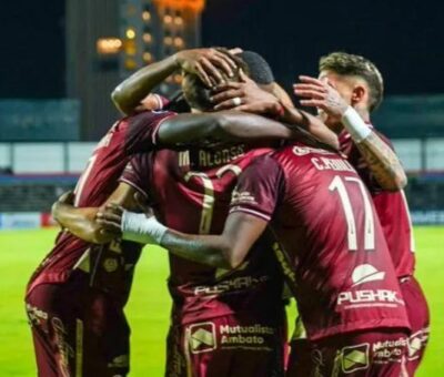 Mushuc Runa venció 3x2 a Palestino de Chile en el estadio Olímpico de Riobamba, por la fase de Grupos de la Copa Sudamericana 2025.