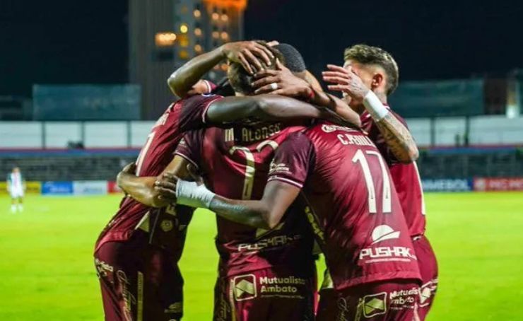 Mushuc Runa venció 3x2 a Palestino de Chile en el estadio Olímpico de Riobamba, por la fase de Grupos de la Copa Sudamericana 2025.