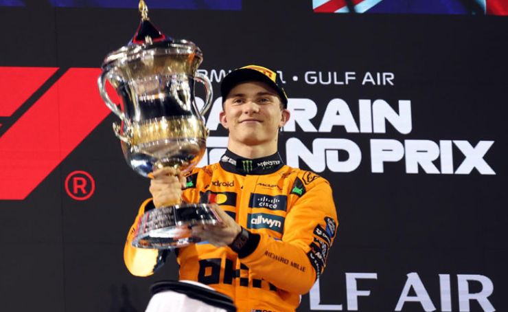 El australiano Oscar Piastri ganó el Gran Premio de Baréin, el cuarto del Mundial de Fórmula Uno, disputado en el circuito de Sakhir,