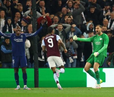 PSG del ecuatoriano Willian Pacho, se clasificó a la semifinales de la UEFA Champions League, al derrotar 3x2 al Aston Villa.