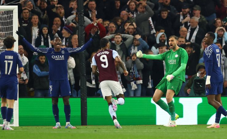 PSG del ecuatoriano Willian Pacho, se clasificó a la semifinales de la UEFA Champions League, al derrotar 3x2 al Aston Villa.