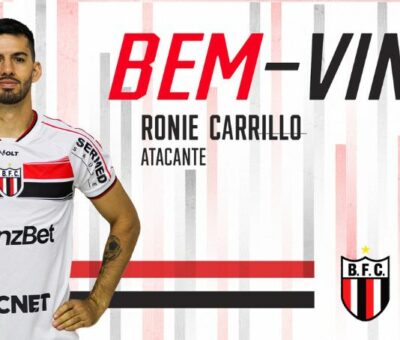 El delantero ecuatoriano Ronie Carrillo, de 28 años, ha sido anunciado como nuevo refuerzo del Botafogo Futebol Clube de Ribeirão