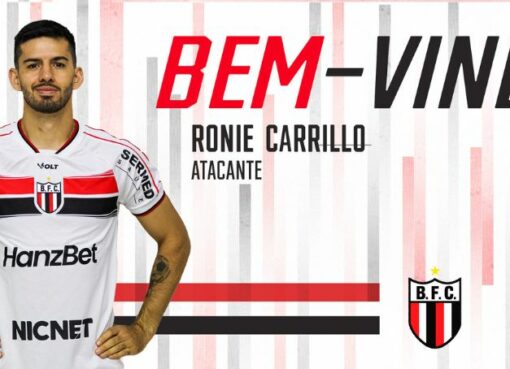El delantero ecuatoriano Ronie Carrillo, de 28 años, ha sido anunciado como nuevo refuerzo del Botafogo Futebol Clube de Ribeirão