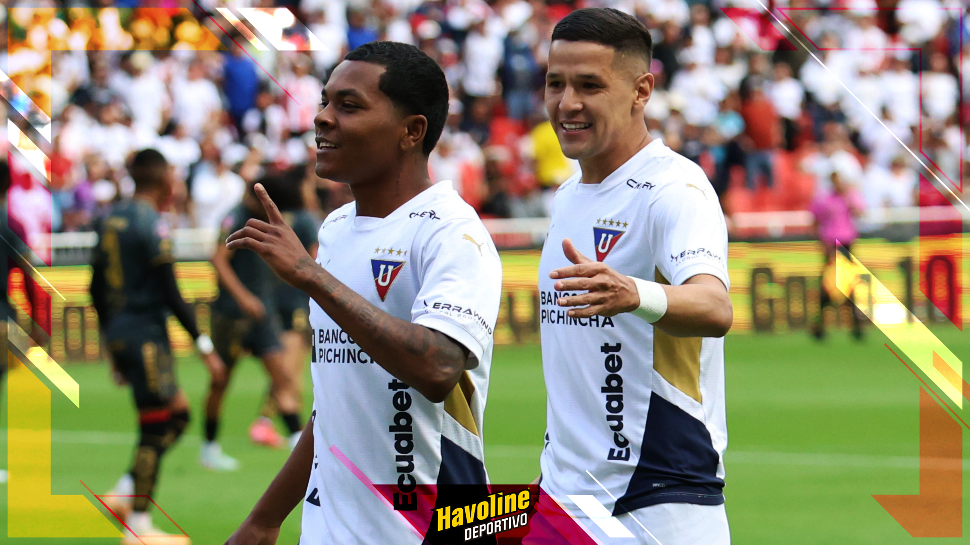 Bryan Ramírez anotó un golazo y una dedicatoria muy especial en el Rodrigo Paz Delgado.