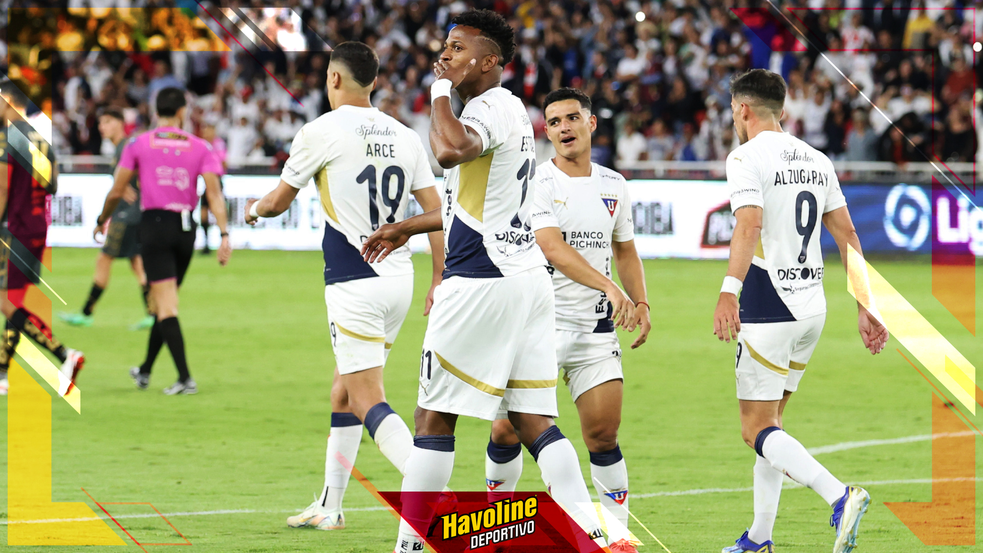 Michael Estrada selló la victoria de Liga de Quito sobre Aucas en el superclásico capitalino