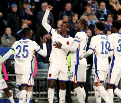 Chelsea de Moisés Caicedo goleó 1x4 al Djurgarden por la Semifinal de ida de la UEFA Conference League.