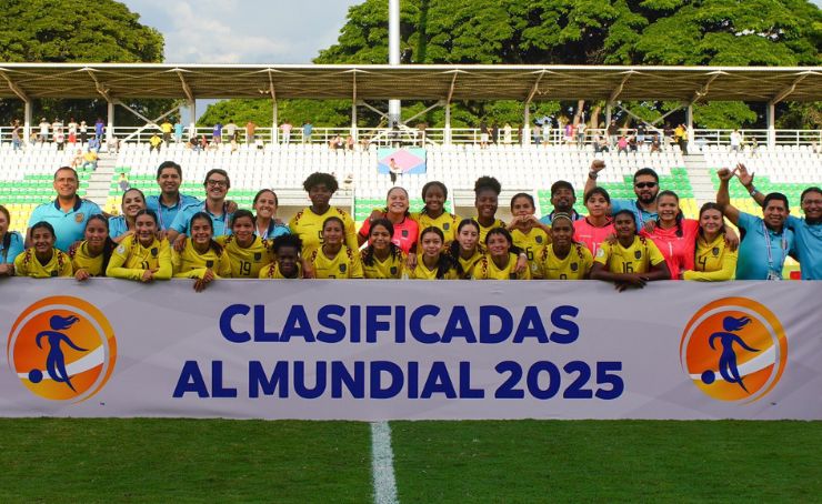Ecuador femenina Sub-17 aseguró su clasificación al Mundial de Marruecos 2025 tras vencer 4-1 a Perú en el Sudamericano