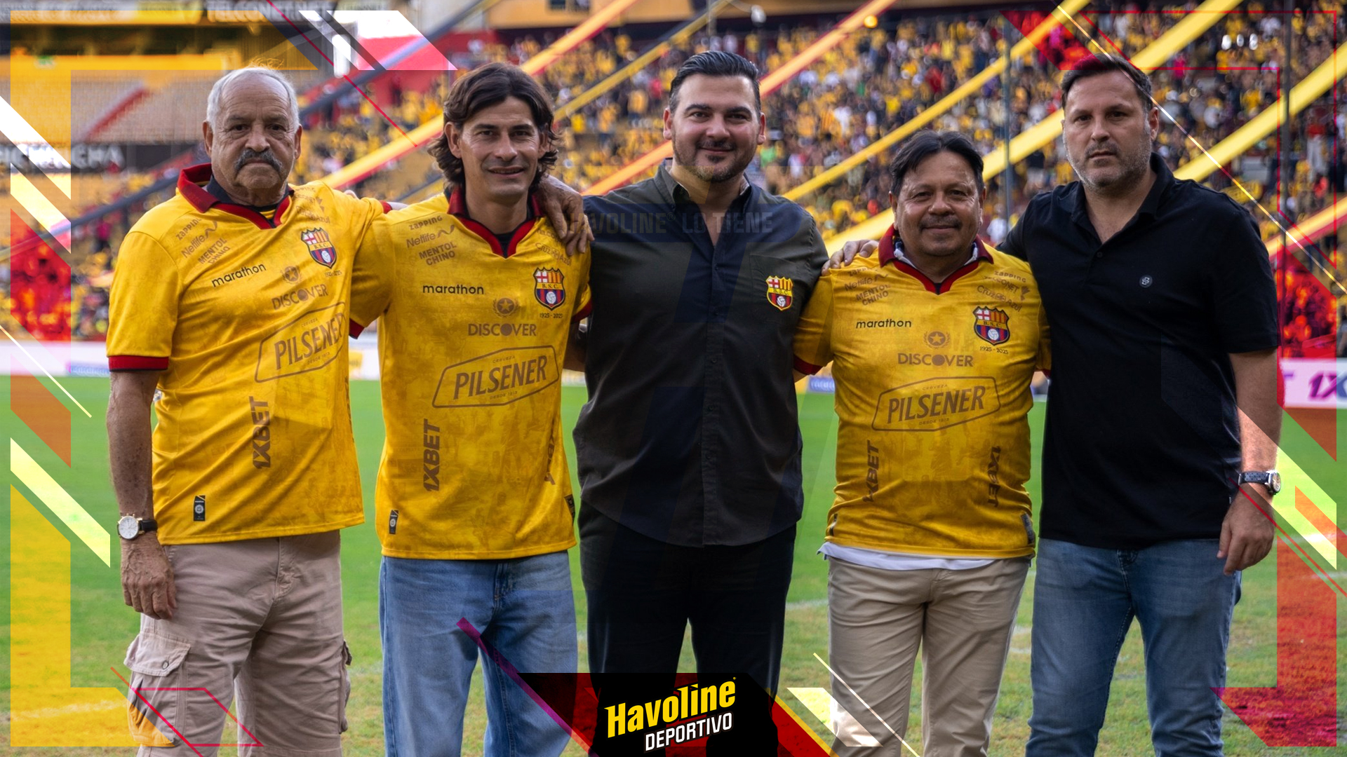 En la previa del partido ante Vinotinto, Barcelona SC realizó homenajes a Víctor Ephanor, Ismael Blanco y Jimmy Jiménez