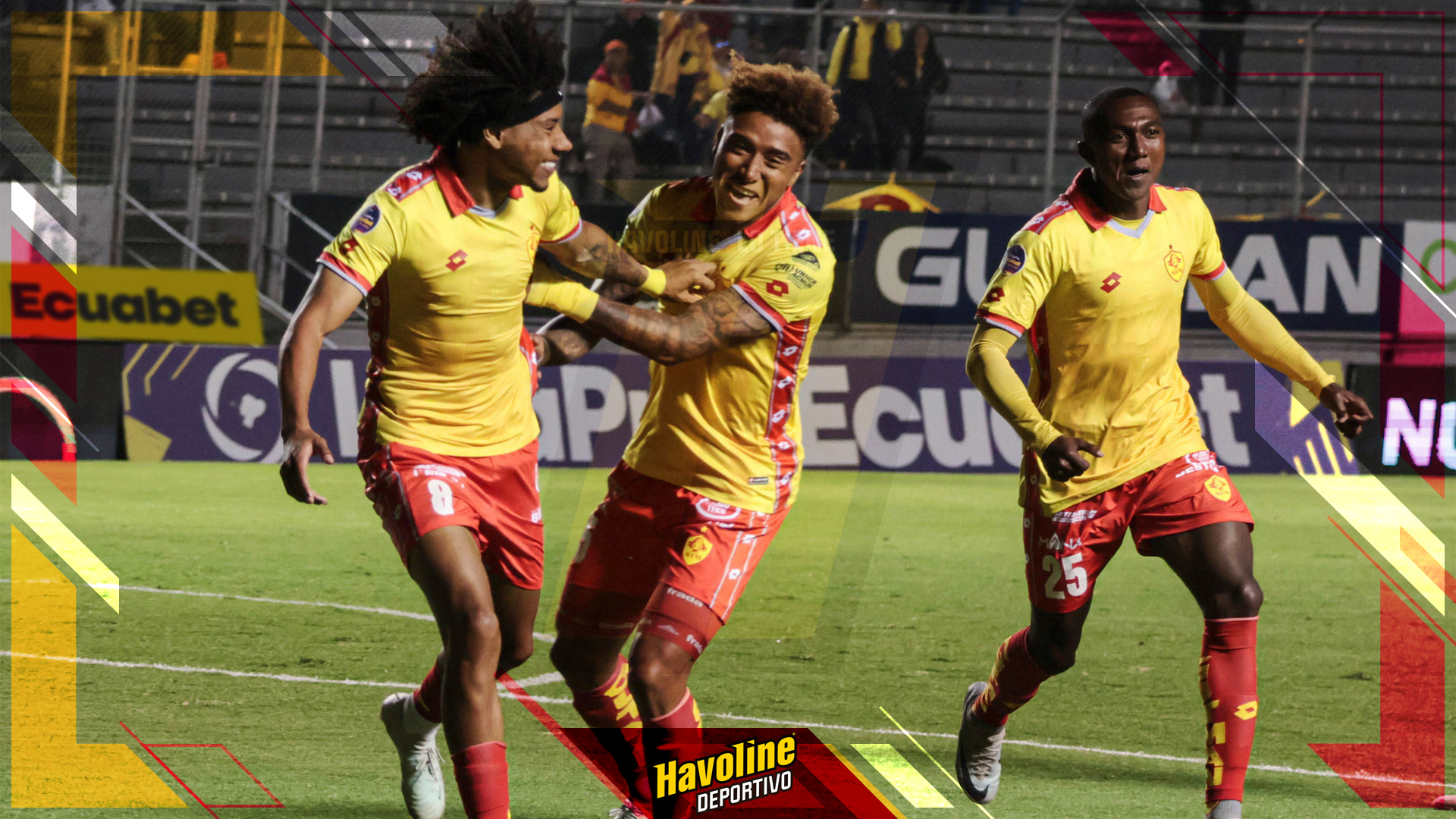 Los hermanos Mina, Ángelo y Jonnathan le dieron la victoria a Aucas sobre Libertad en el estadio Gonzalo Pozo Ripalda