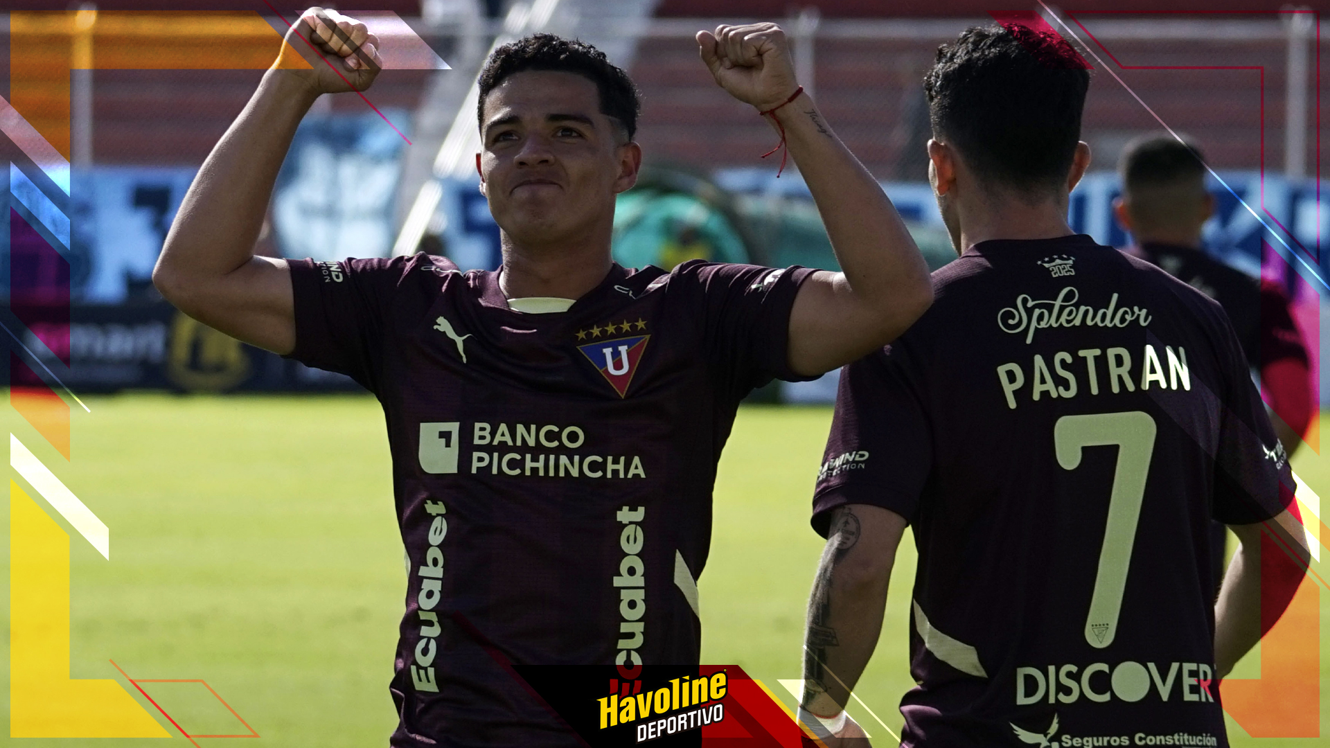 Alexander Alvarado marcó el gol del triunfo de Liga sobre Macará en el Bellavista de Ambato