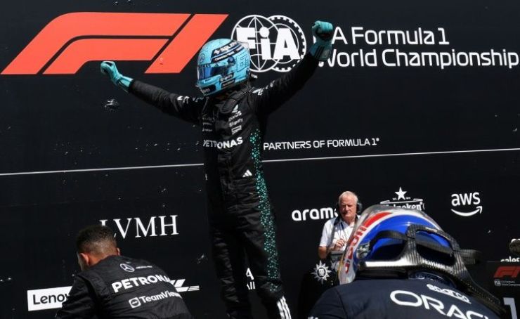 George Russell (Mercedes) ganó este domingo el Gran Premio de Canadá y firmó así su primera victoria de la temporada en la décima prueba