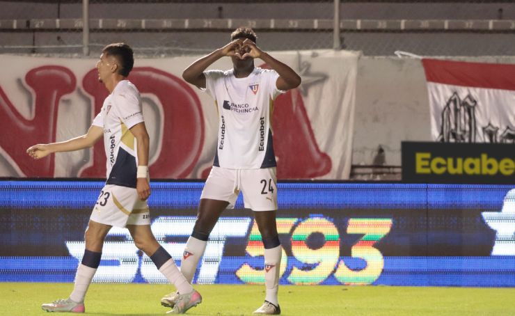 Liga de Quito derrotó a Vinotinto en el estadio Gonzalo Pozo Ripalda, por la fecha 16 de la LigaPro Ecuabet 2025.