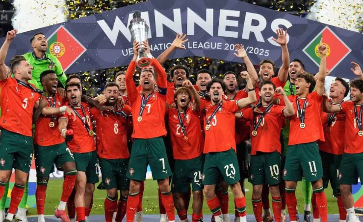 Portugal del astro Cristiano Ronaldo, se coronó campeón de la Nations League tras vencer a España por 5-3 en la tanda de penales