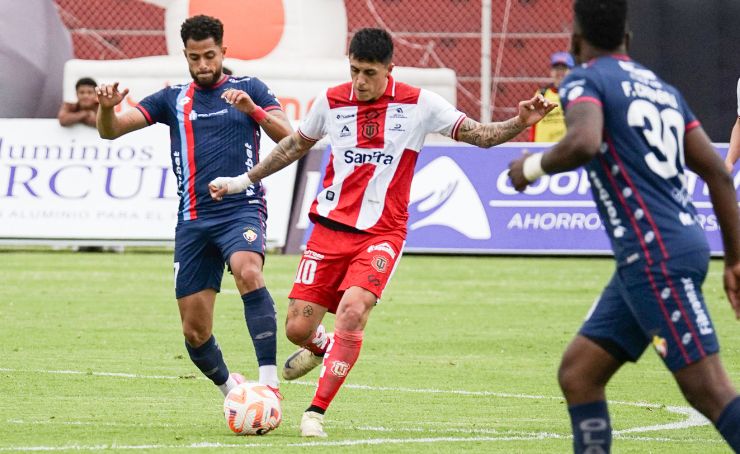 Técnico Universitario y El Nacional no pasaron del 0 en el estadio Bellavista de Ambato, por la fecha 18 de la Liga Ecuabet 2025.
