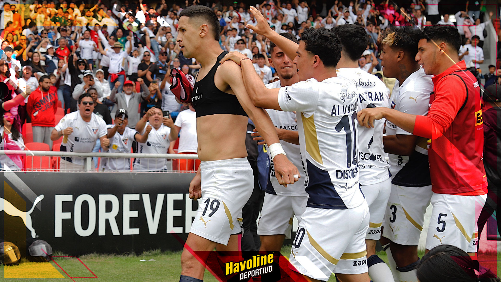Alex Arce volvió tras su lesión y le dio el empate a Liga de Quito ante Independiente del Valle