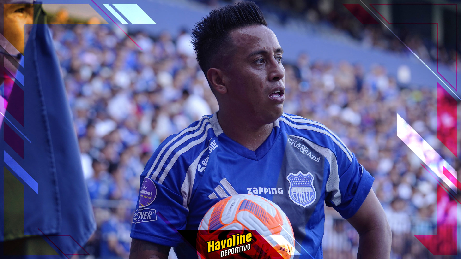 Christian Cueva hizo su debut con la camiseta de Emelec