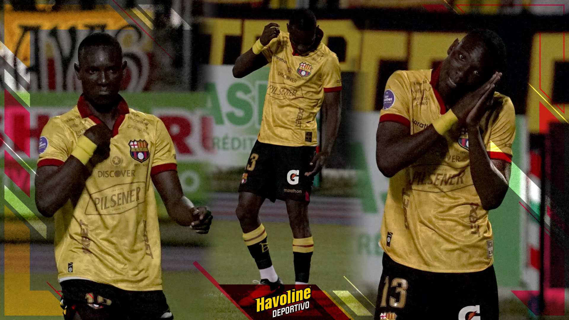 Janner Corozo anotó su segundo hat-trick con la camiseta de Barcelona Sporting Club