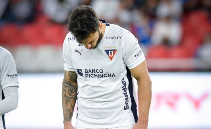 Liga de Quito anunció en sus redes sociales, que Gian Franco Allala fue hospitalizado y será baja ante Delfín